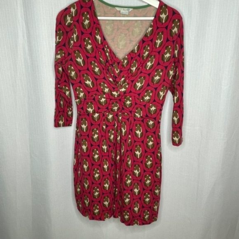 Boden V Neck‎ Floral Dress